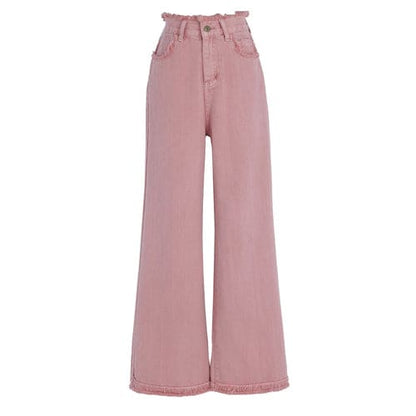 Y2K Style Baggy Long Pink Pants ON621 MK Kawaii Store